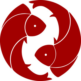 双鱼标志  环形标志