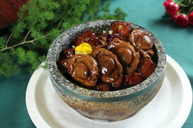 石窝干鲍红烧肉