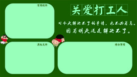 打工人工作分区电脑桌面壁纸