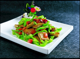 灌肠辣子炒豆腐
