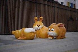  兔子雕塑By泉州江之南