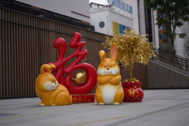  兔子雕塑By泉州江之南
