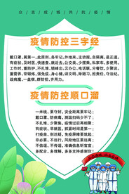 疫情防控展板