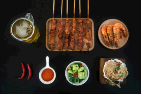羊肉串烧烤