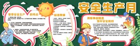 安全生产月黑板报