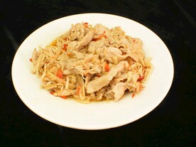 酸笋炒肉片