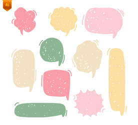 手绘气泡对话框