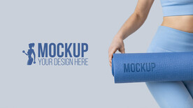 瑜伽垫样机 瑜伽样机