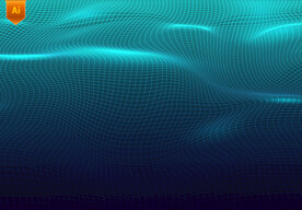 抽象科技波纹背景