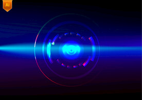 抽象科技能量圆环