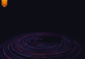 透视科技聚集圆环