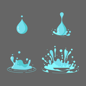 手绘水滴设计