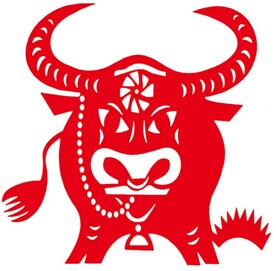 牛 剪纸