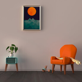C4D室内模型挂画椅子