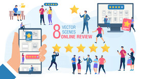 互联网扁平插画