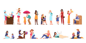 互联网扁平插画