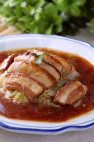 扣肉白菜