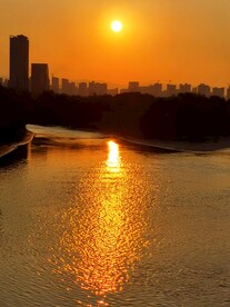 黄河落日