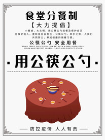 食堂文化墙 宣传展板 文明用餐