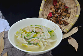 馄饨摄影图