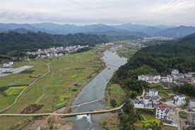 休宁汊口航拍