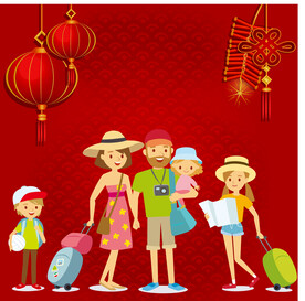 春节家人图片