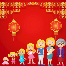 春节家人图片