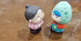 玩偶  蘑菇人 老奶奶