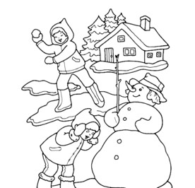 圣诞节矢量黑白图片