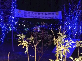 夜晚灯光秀