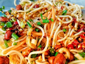 麻辣凉面四川美食