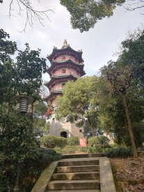 绍兴蕺山公园文笔塔王家塔
