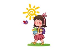 幼儿园学生卡通形象