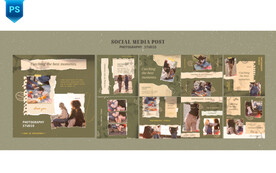 复古拼贴风海报模板