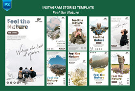 水墨笔触晕开海报模板