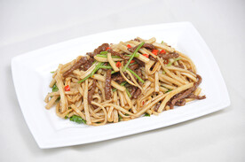 鲍菇牛肉丝