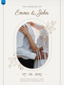 婚礼海报邀请函