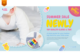 母婴宣传海报模板