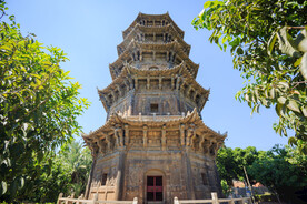 复古寺庙建筑