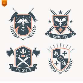 骑士盾牌标志