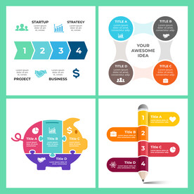 多彩数据信息图表