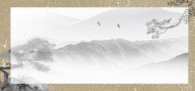 中国风水墨背景