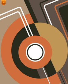 抽象几何图案背景