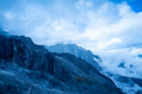 玉龙雪山 黑白雪山 