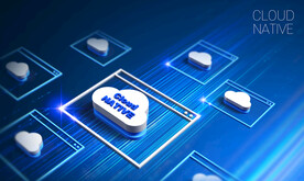 蓝色科技网络互联网科技背景