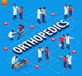 医疗体格检查插画