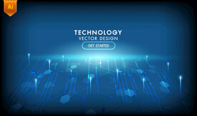 电路电子科技背景