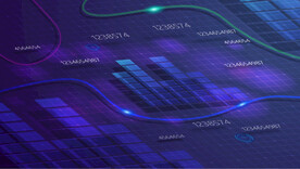 紫色科技商务背景