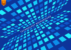 科技方格纹理背景