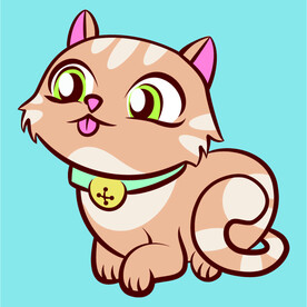 猫卡通矢量素材插画图片